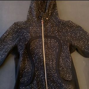 Lululemon Scuba hoodie with splatter pattern